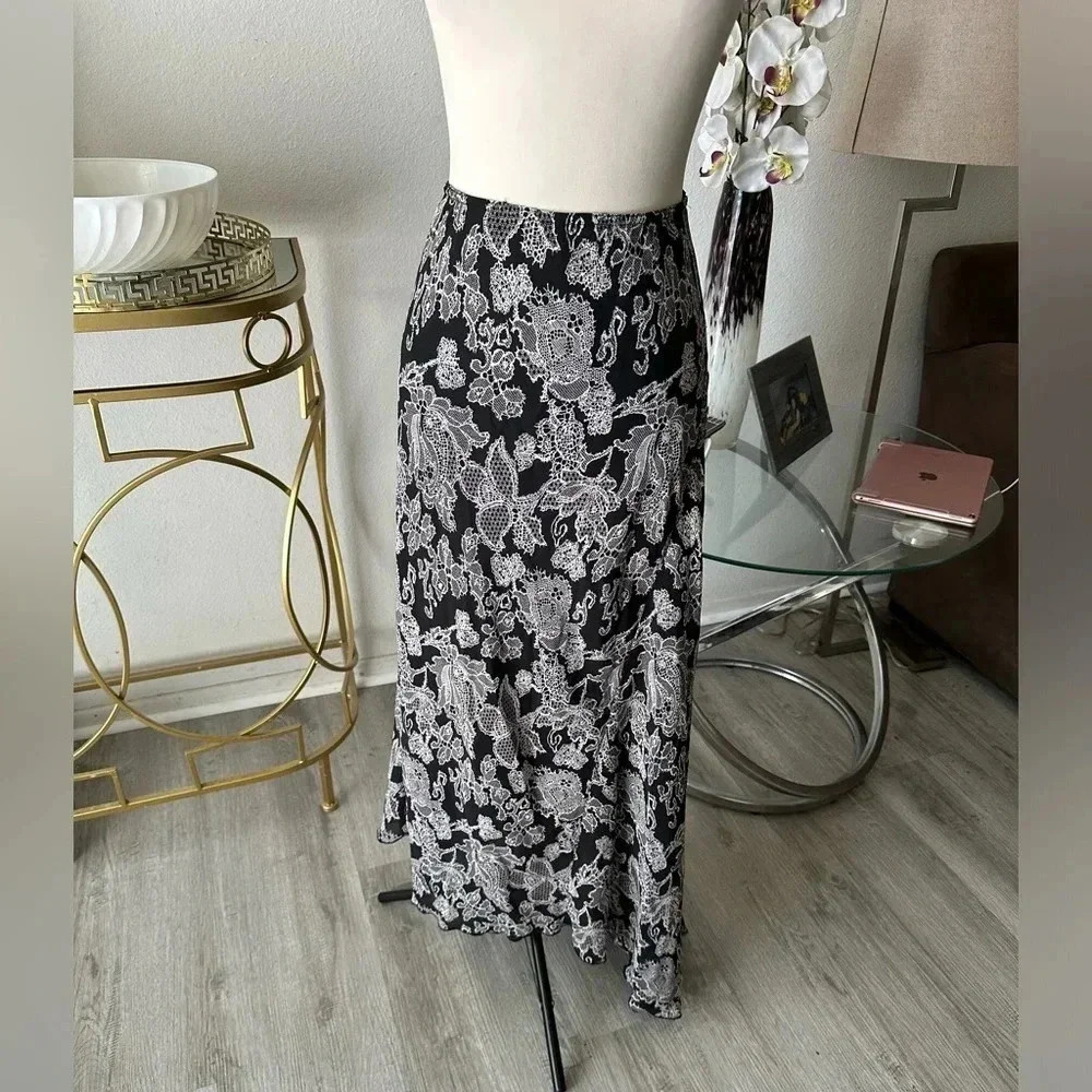 Vintage cami asymmetric maxi skirt size 12 Y2K